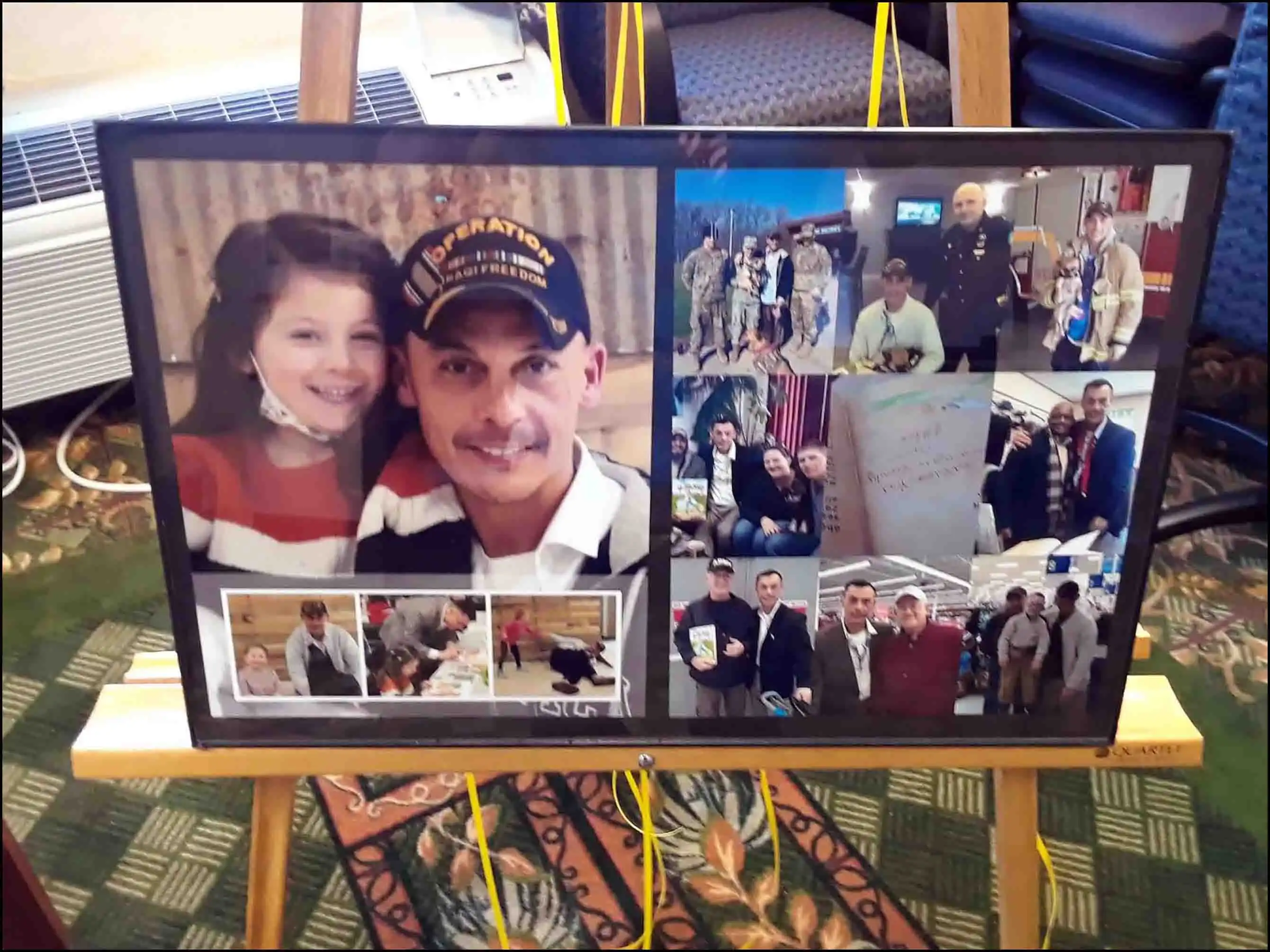 A collection of Veteran David Haave's friends across the Country, USA...book tour 2017 -- David Haave